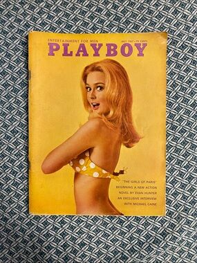 PLAYBOY Yellow Cover with Purple Masthead